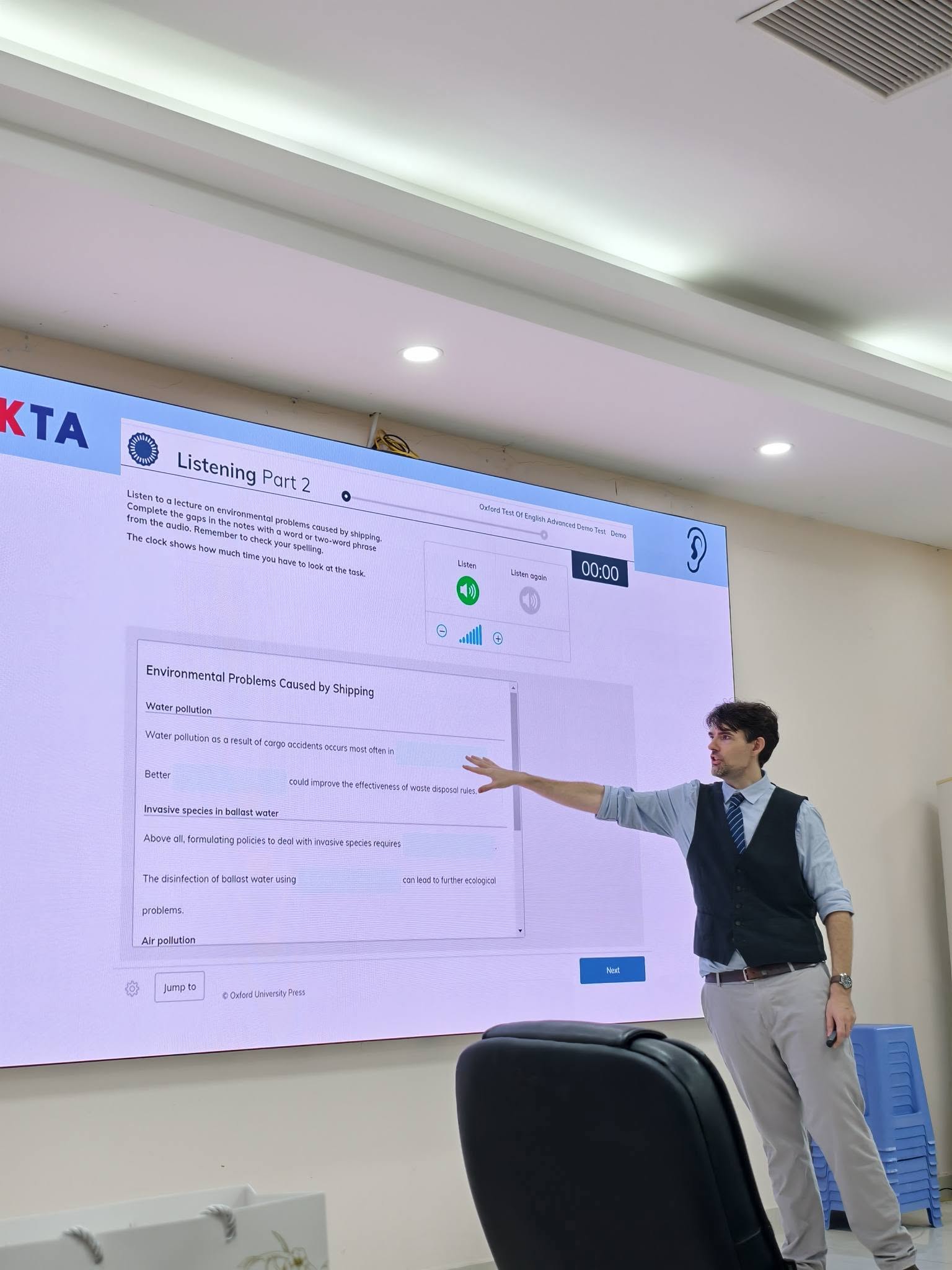 Chứng chỉ Oxford Test of English (OTE) được sử dụng trong tuyển sinh và đào tạo đại học tại Việt Nam